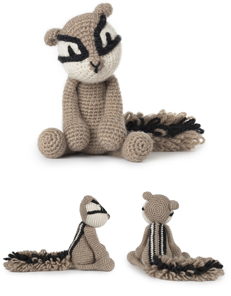 toft ed's animal isla the douc langur amigurumi crochet